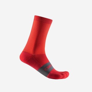 Calzini Castelli ESPRESSO 15 Uomo Rosse | 07658HLMN