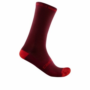 Calzini Castelli SUPERLEGGERA T 18 Uomo Bordeaux | 42185KDWX