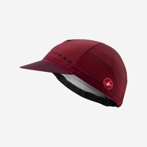 Cappellino Castelli ROSSO CORSA Uomo Bordeaux | 13245ATSB