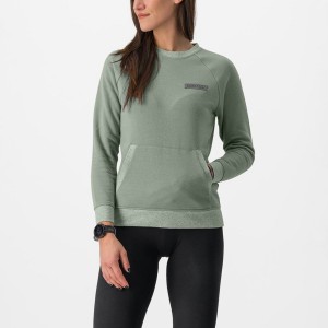 Casual Castelli LOGO W SWEATSHIRT Donna Verdi | 81479DLUW