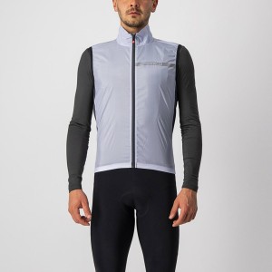 Gilet Castelli SQUADRA STRETCH Uomo Argento Grigie Grigie Scuro | 09165FLOQ