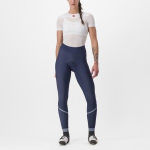 Leggings Castelli VELOCISSIMA THERMAL Donna Blu Argento | 51067BCFO