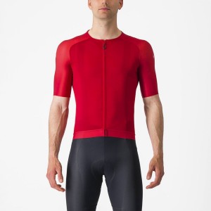 Maglia Castelli AERO RACE 7.0 Uomo Rosse | 05362AYWI