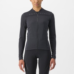 Maglia Castelli ANIMA 4 LONG SLEEVE Donna Nere | 46589SQMH