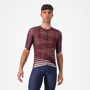 Maglia Castelli CLIMBER'S 4.0 Uomo Bordeaux Profondo Argento | 65781YLFU