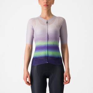 Maglia Castelli CLIMBER'S 4.0 W Donna Viola Bianche Verdi Viola Scuro | 73865NIKQ