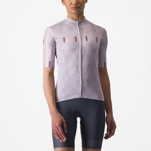 Maglia Castelli DIMENSIONE Donna Viola Bianche Viola Profondo | 23968PIMF