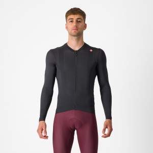 Maglia Castelli ESPRESSO LS Uomo Nere Grigie Scuro | 17342BZUN