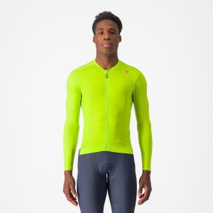 Maglia Castelli ESPRESSO LS Uomo Verdi Chiaro Verdi Profondo | 13580DKNF