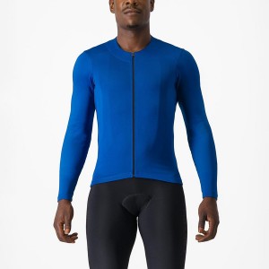 Maglia Castelli FLY LS Uomo Blu | 98306JVDK