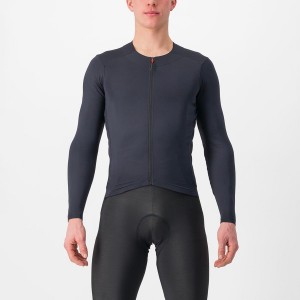 Maglia Castelli FLY LS Uomo Nere | 17580KBFQ