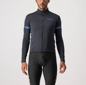 Maglia Castelli FONDO 2 FZ Uomo Nere Blu | 35087WSUH