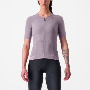 Maglia Castelli PREMIO W Donna Viola Bianche | 68012XSEN