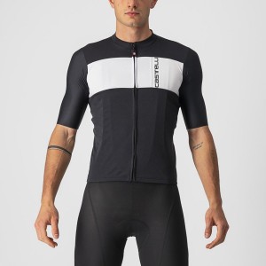 Maglia Castelli PROLOGO 7 Uomo Nere Argento Grigie Bianche | 45127NURH