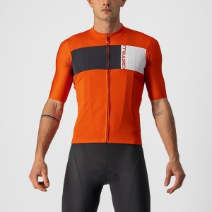 Maglia Castelli PROLOGO 7 Uomo Rosse Nere Bianche | 98462FHCQ