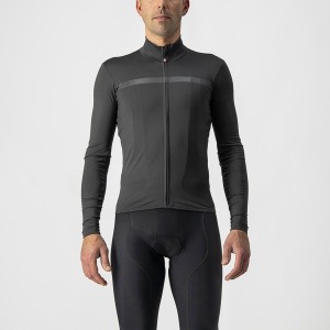 Maglia Castelli PRO THERMAL MID LS Uomo Grigie Scuro | 96803TRZH