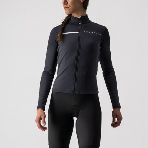 Maglia Castelli SINERGIA 2 FZ Donna Nere Bianche | 31894FUBR