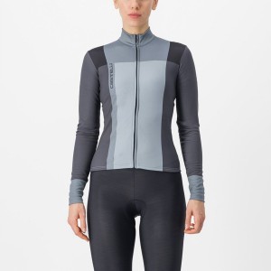 Maglia Castelli UNLIMITED W THERMAL Donna Nere Grigie | 35284WLXI