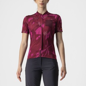 Maglia Castelli UNLTD SENTIERO Donna Rosse | 71590HMDJ