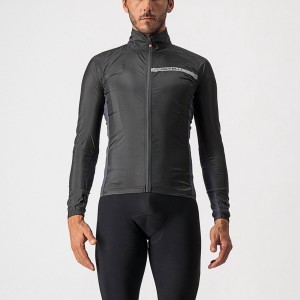 Protezione Castelli SQUADRA STRETCH Uomo Nere Grigie Scuro | 73058ZNHA