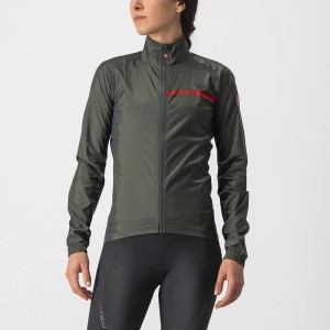 Protezione Castelli SQUADRA STRETCH W Donna Verdi Grigie Scuro | 03896YDWI