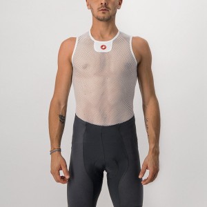 Strato Di Base Castelli CORE MESH 3 SLEEVELESS Uomo Bianche | 86304DNZV