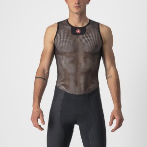 Strato Di Base Castelli CORE MESH 3 SLEEVELESS Uomo Nere | 13274CJNB