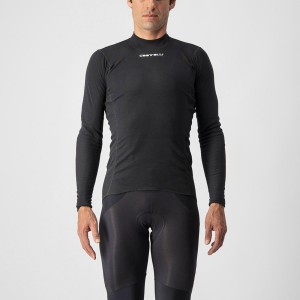 Strato Di Base Castelli FLANDERS WARM LONG SLEEVE Uomo Nere | 85923CWLK