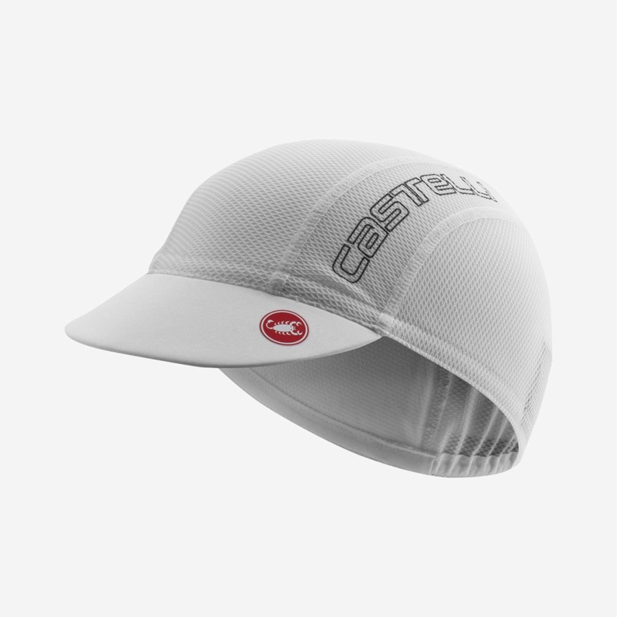 Cappellino Castelli A/C 2 CYCLING Uomo Bianche Grigie | 30412IAPS