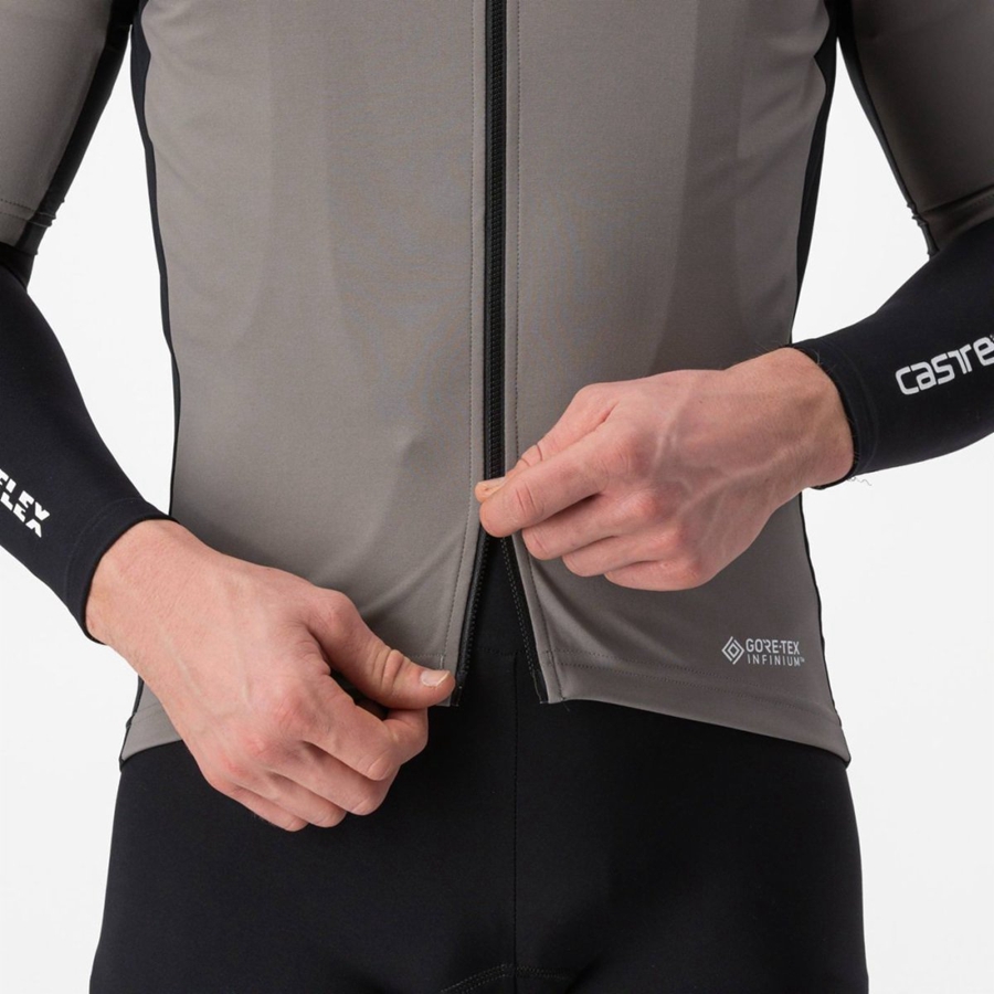 Giacche Castelli PERFETTO RoS 2 WIND Uomo Grigie | 37945NLCD