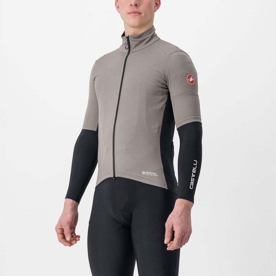 Giacche Castelli PERFETTO RoS 2 WIND Uomo Grigie | 37945NLCD