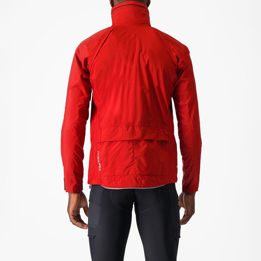 Giacche Castelli TRAIL GT Uomo Rosse | 71529PKQW