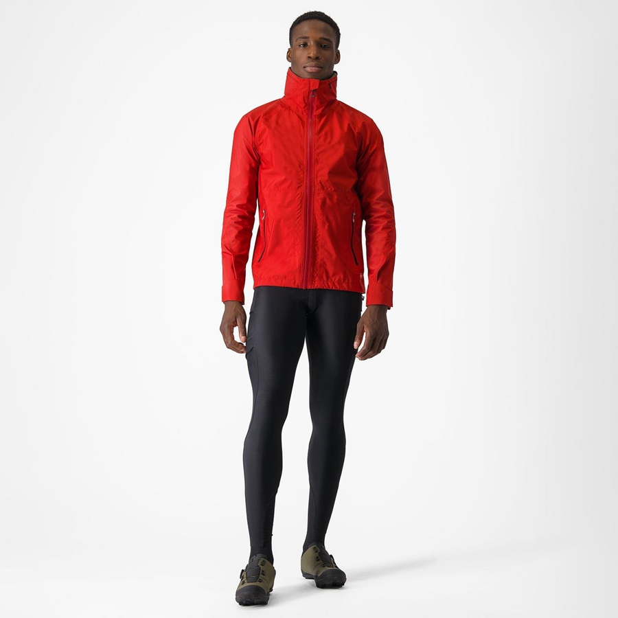 Giacche Castelli TRAIL GT Uomo Rosse | 71529PKQW