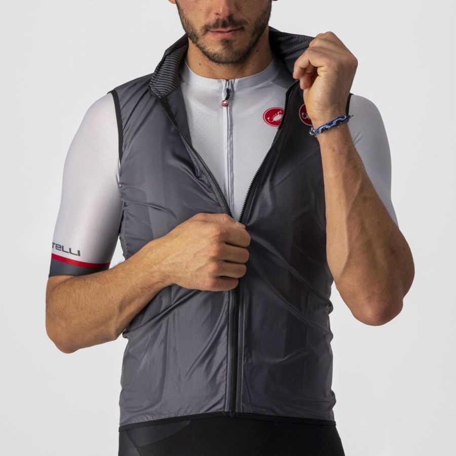 Gilet Castelli ARIA Uomo Grigie Scuro | 43950VASM