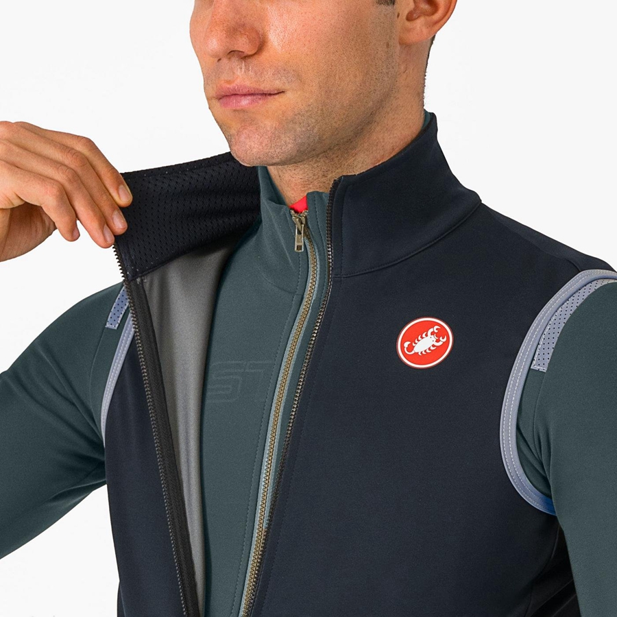 Gilet Castelli PERFETTO RoS 2 Uomo Nere | 08579LSON