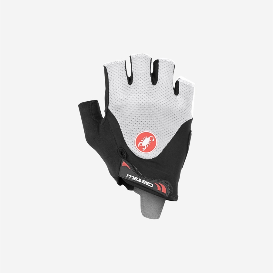 Guanti Castelli ARENBERG GEL 2 Uomo Nere Bianche | 95078VFTQ