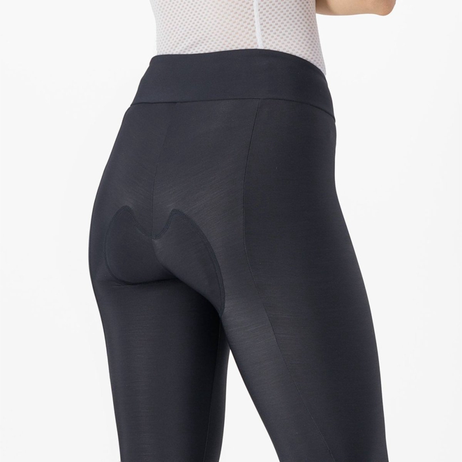 Leggings Castelli ENTRATA W Donna Nere | 14896ARPS