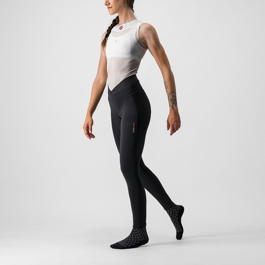 Leggings Castelli MENO WIND W Donna Nere | 10362KGLA