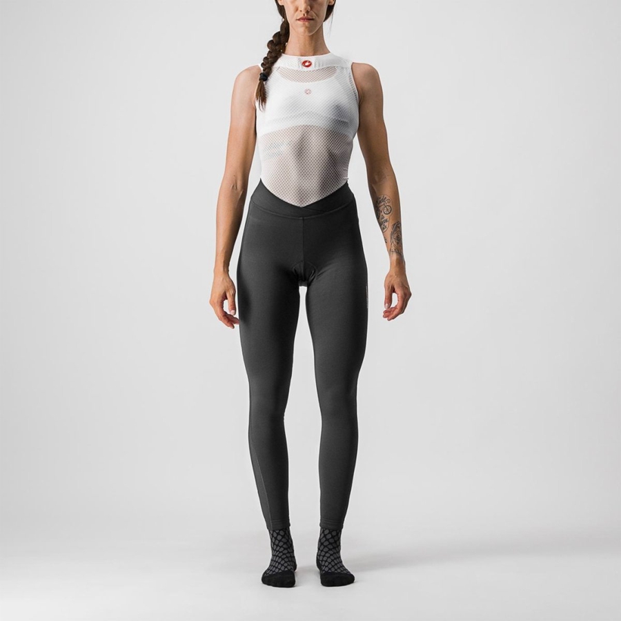 Leggings Castelli MENO WIND W Donna Nere | 10362KGLA