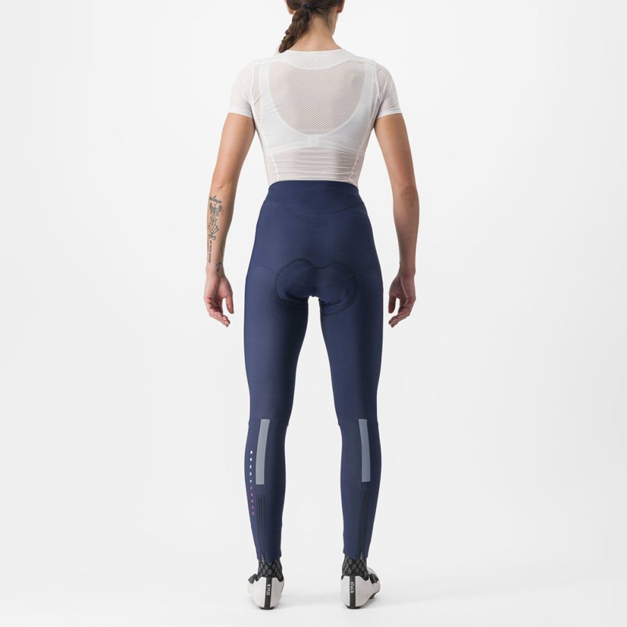 Leggings Castelli SORPASSO RoS W Donna Blu Argento | 16295WDOB