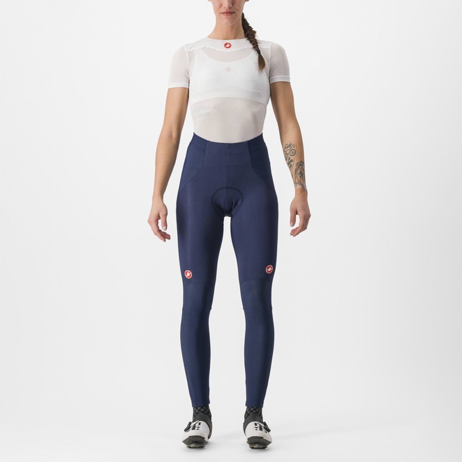 Leggings Castelli SORPASSO RoS W Donna Blu Argento | 16295WDOB