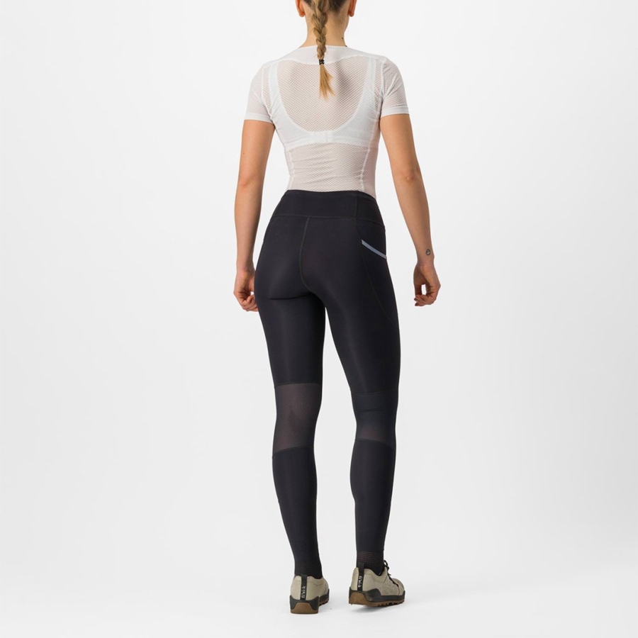 Leggings Castelli UNLIMITED TRAIL W Donna Nere | 64920JNDT