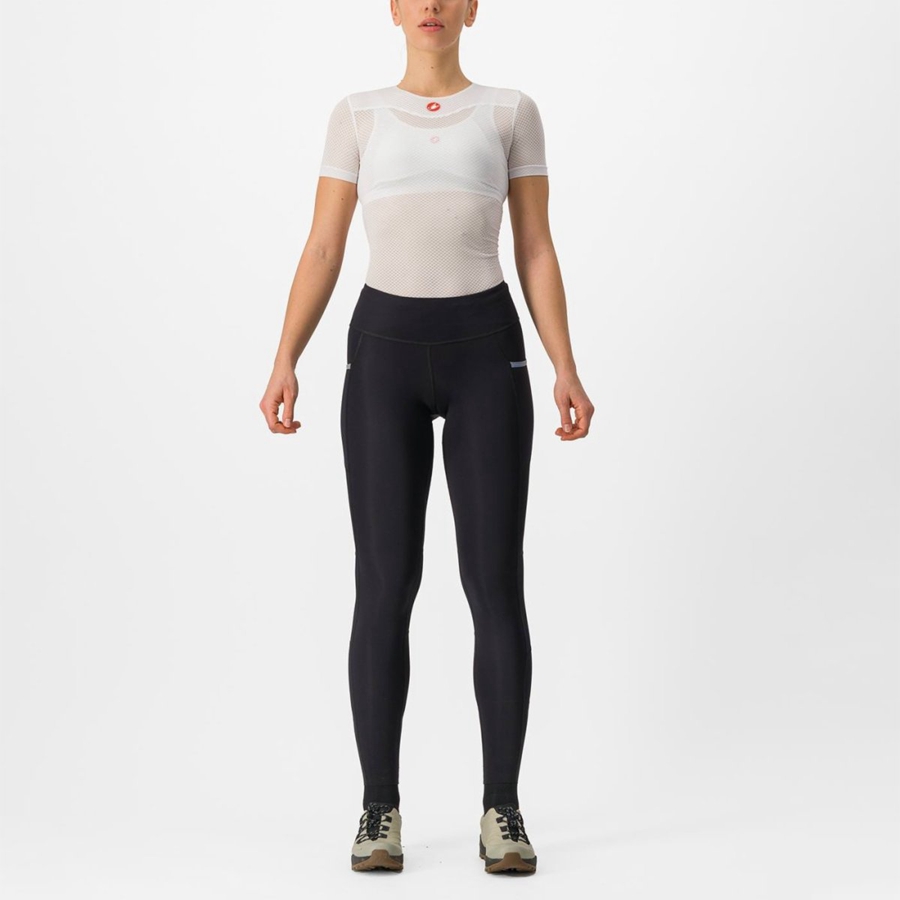 Leggings Castelli UNLIMITED TRAIL W Donna Nere | 64920JNDT