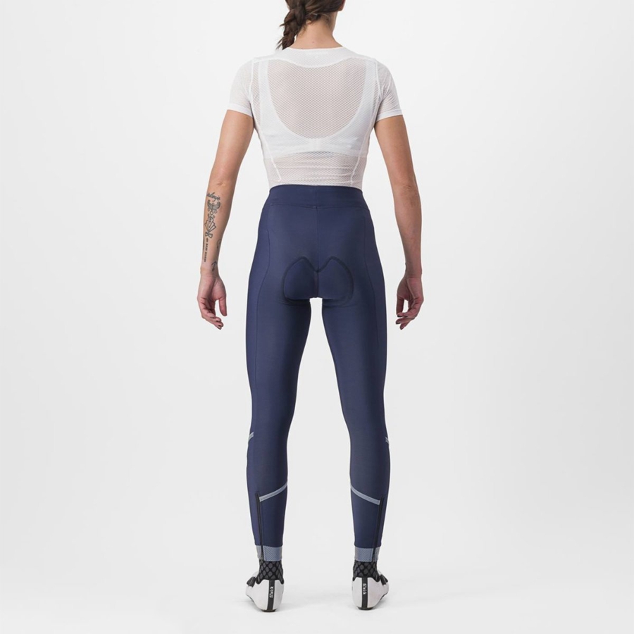 Leggings Castelli VELOCISSIMA THERMAL Donna Blu Argento | 51067BCFO