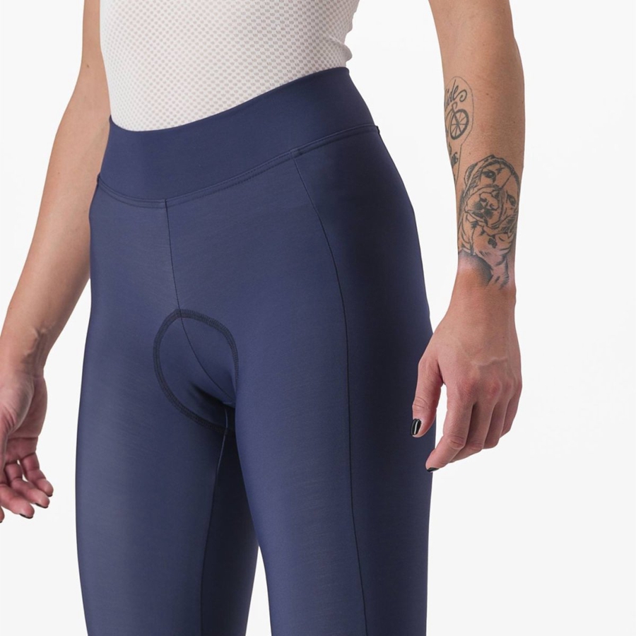 Leggings Castelli VELOCISSIMA THERMAL Donna Blu Argento | 51067BCFO