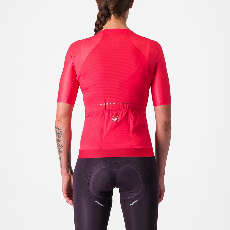 Maglia Castelli AERO PRO 7.0 W Donna Rosse | 52813SOGW