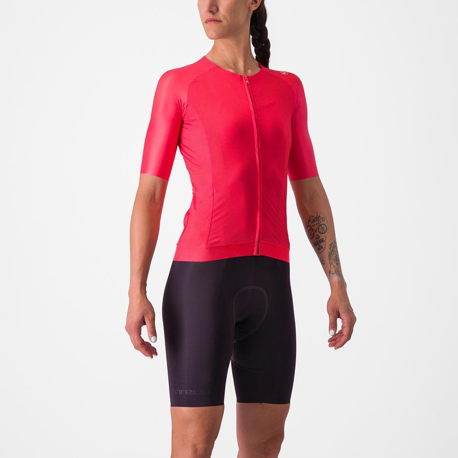 Maglia Castelli AERO PRO 7.0 W Donna Rosse | 52813SOGW