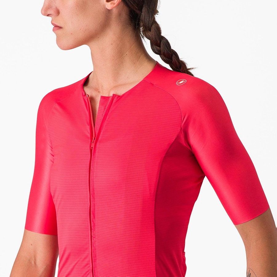 Maglia Castelli AERO PRO 7.0 W Donna Rosse | 52813SOGW