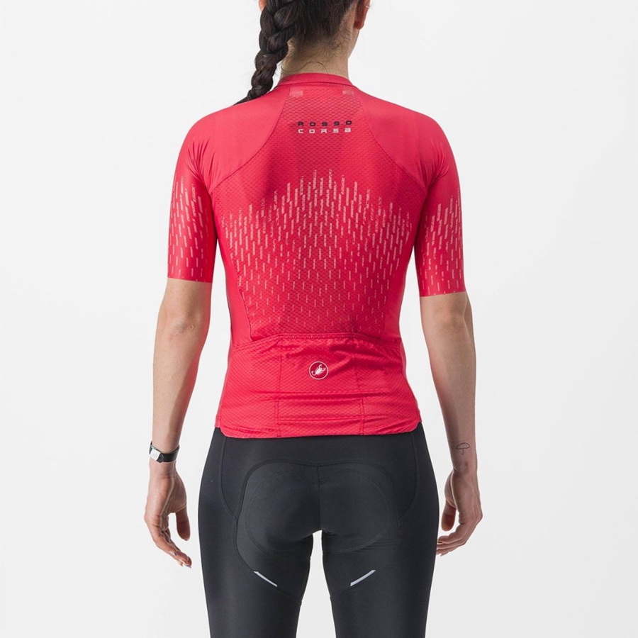 Maglia Castelli AERO PRO W Donna Rosse | 42786DQZT