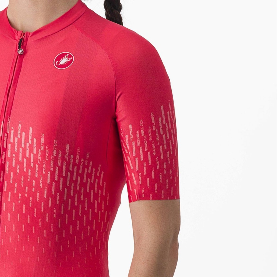 Maglia Castelli AERO PRO W Donna Rosse | 42786DQZT